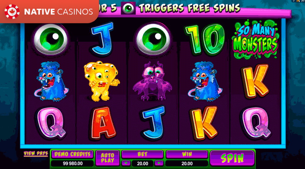 Play So Many Monsters by Microgaming
