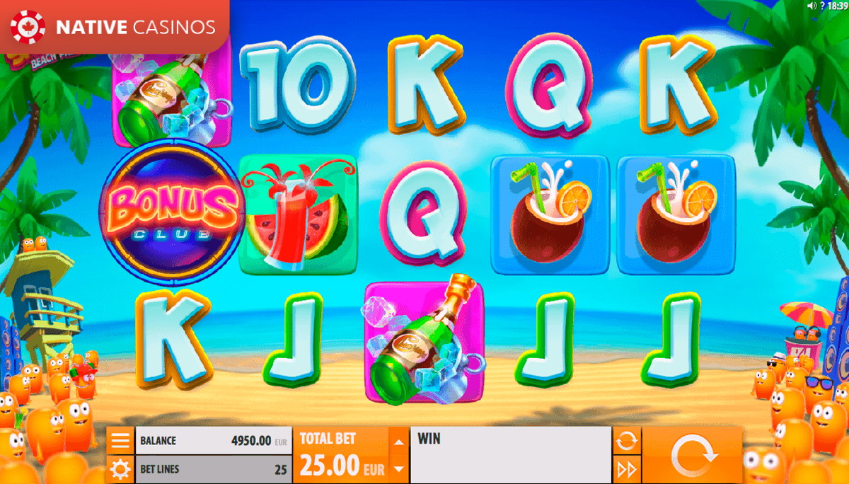 Play Spinions Beach Party By Quickspin Info