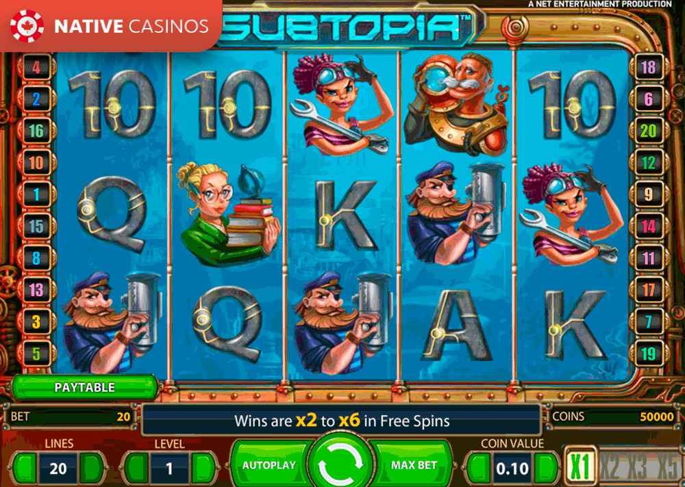 Play Subtopia By NetEnt