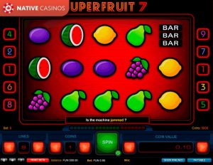 Super Fruit 7 By 1X2gaming