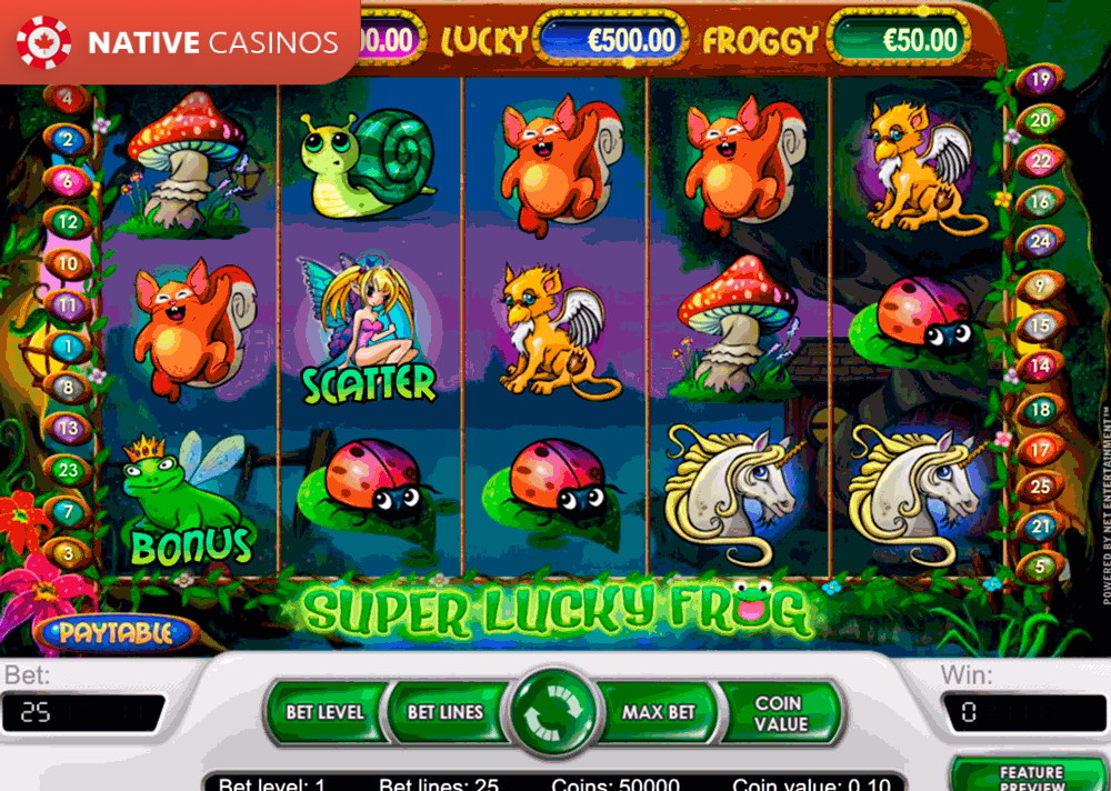 Play Super Lucky Frog By NetEnt
