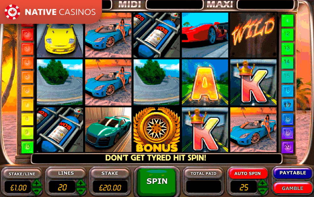 Play Supercars By OpenBet