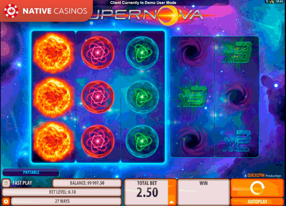 Play Supernova By Quickspin Info