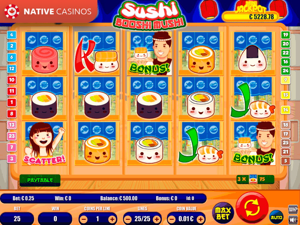 Play Sushi Booshi Mushi By Portomaso Gaming