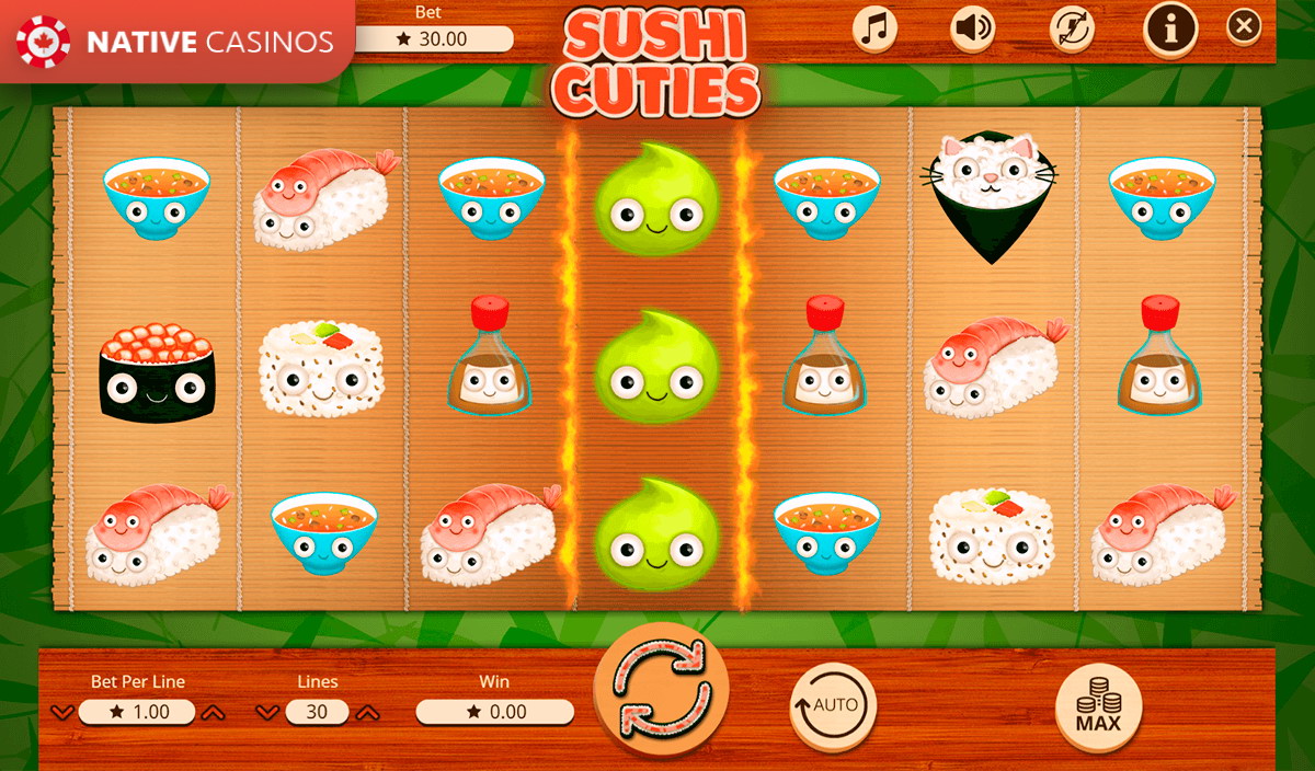 Play Sushi Cuties By Booming Games