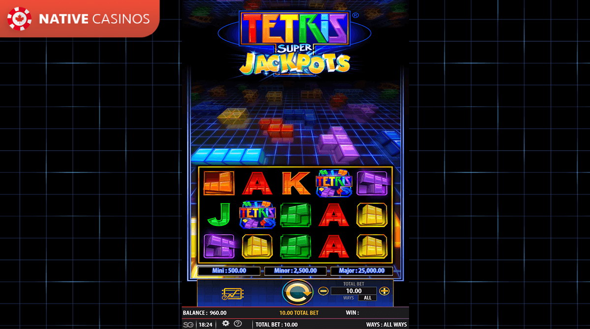 Play Tetris Super Jackpots By About WMS