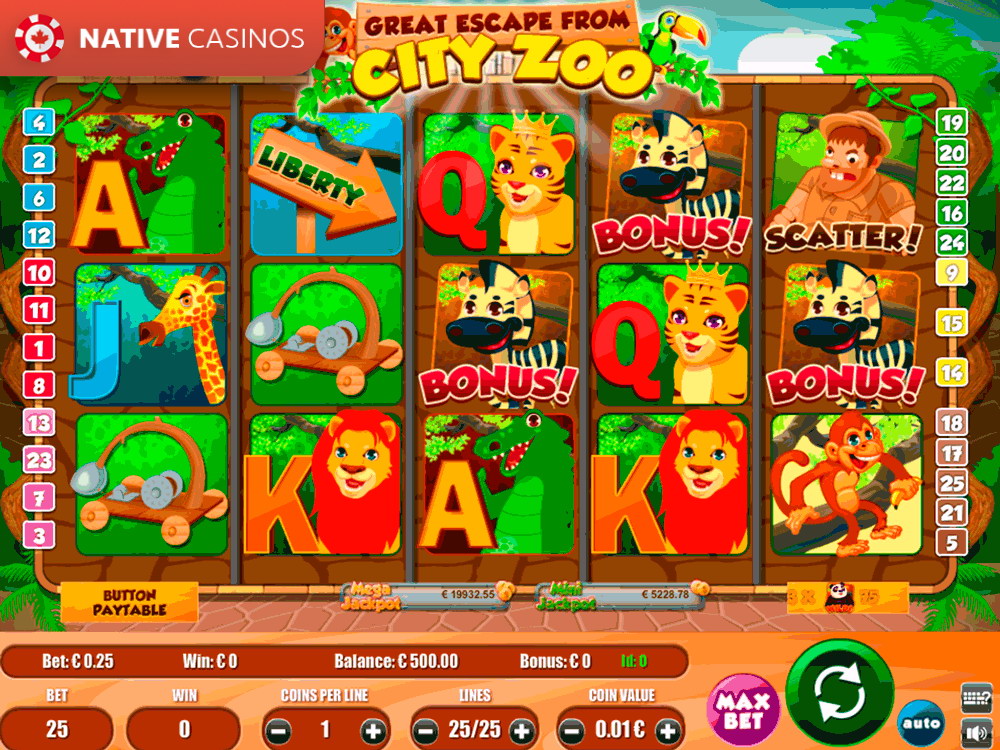 Play The Great Escape Of City Zoo By Portomaso Gaming