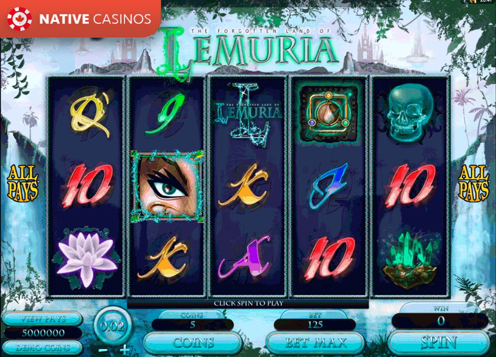Play The Land of Lemuria by Microgaming