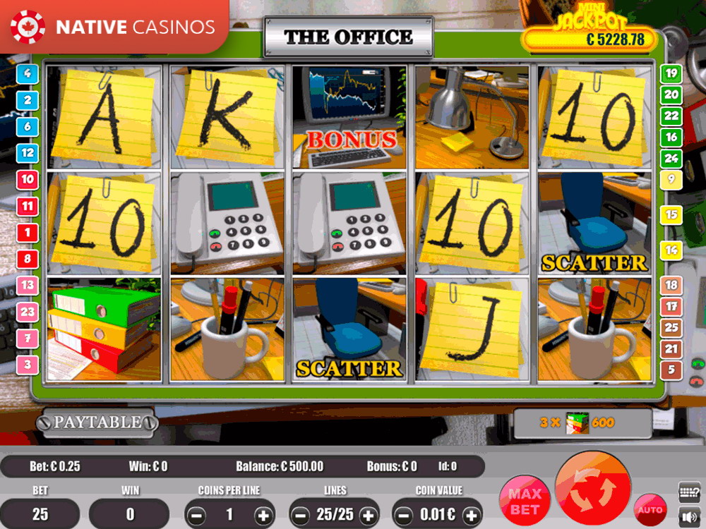 Play The Office Slot By Portomaso Gaming
