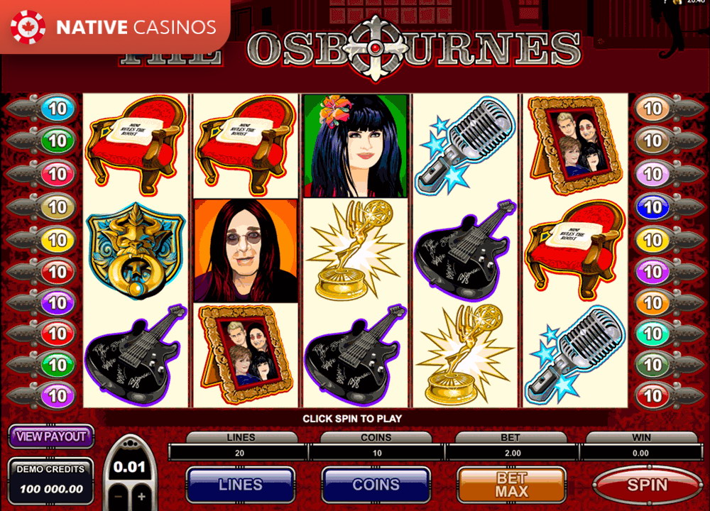 Play The Osbournes by Microgaming
