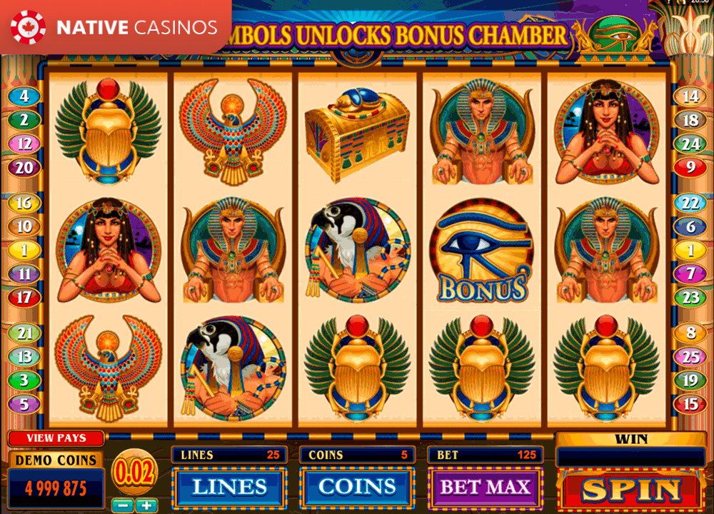 Play Throne of Egypt by Microgaming