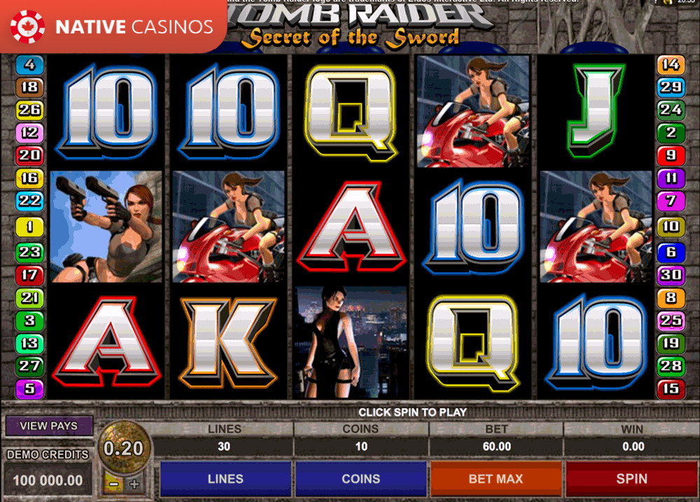 Play Tomb Raider II by Microgaming