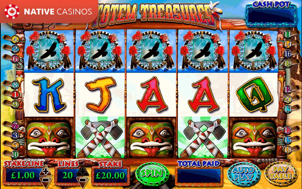 Play Totem Treasures By OpenBet