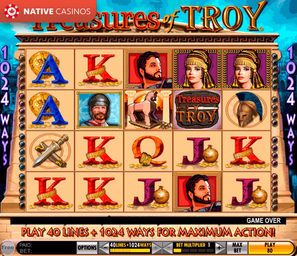 Play Treasures of Troy By IGT