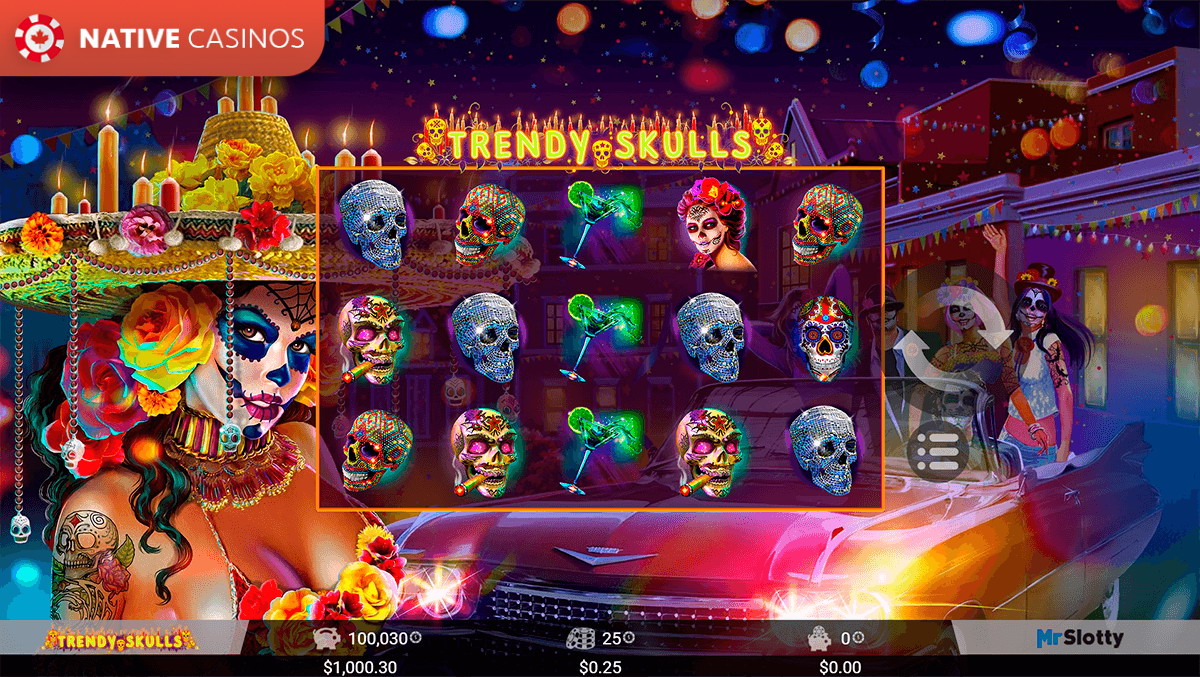 Play Trendy Skulls By MrSlotty