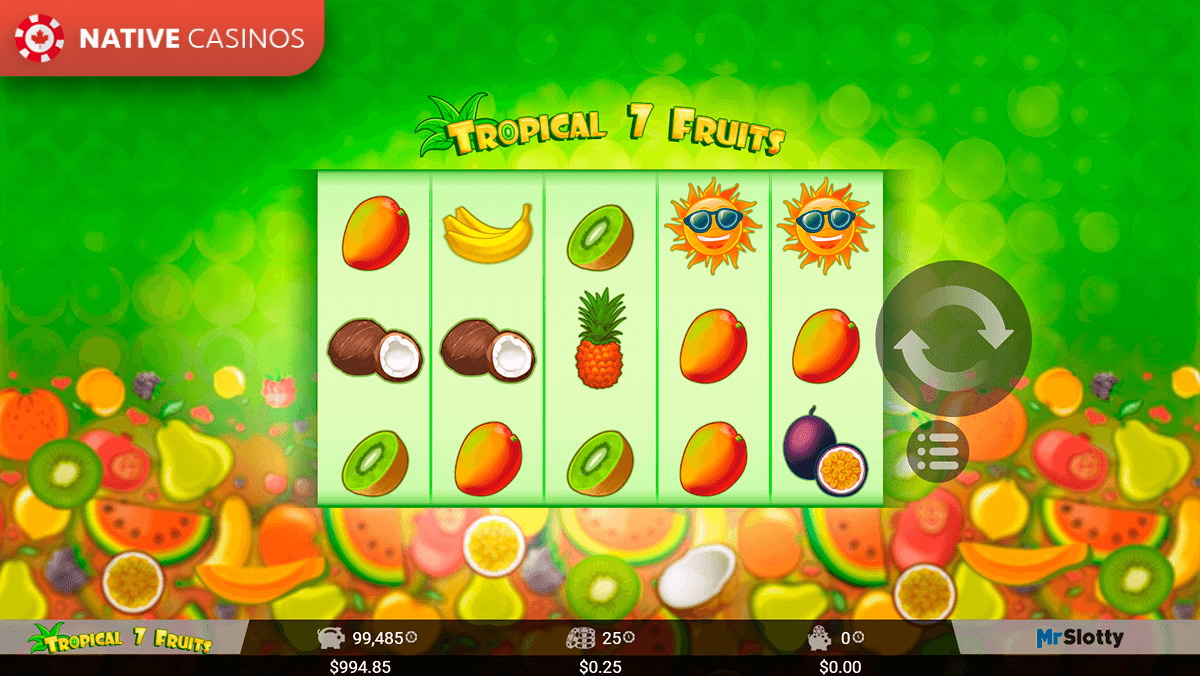 Play Tropical 7 Fruits By MrSlotty