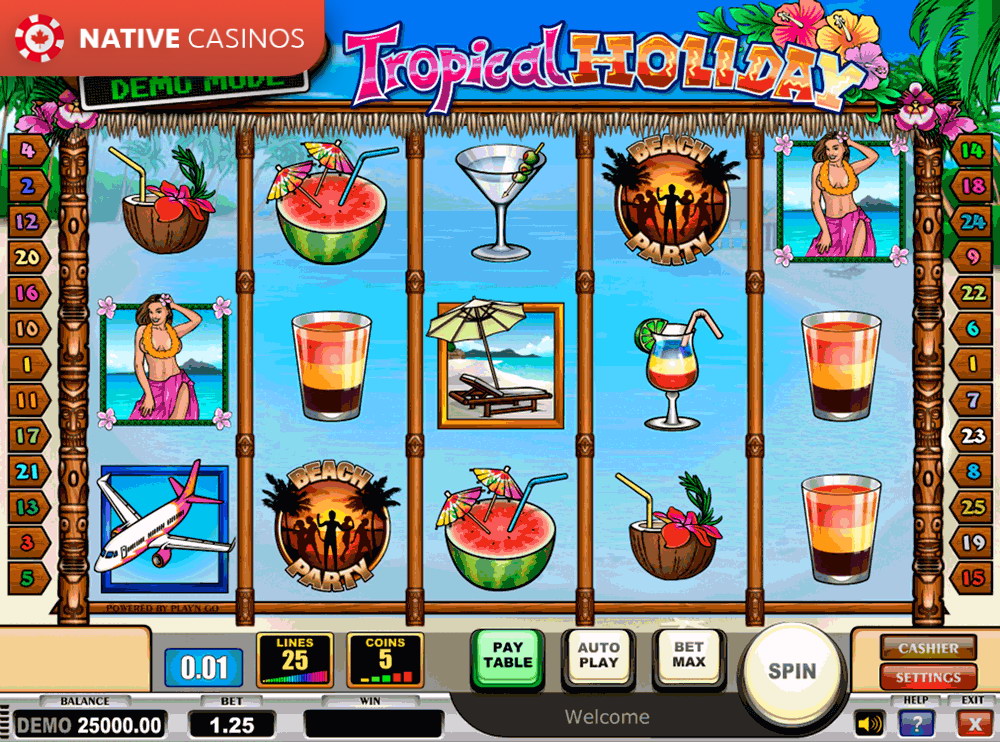 Play Tropical Holiday By About Play’n Go