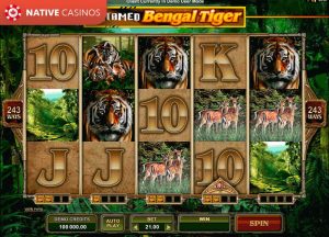 Untamed Bengal Tiger Slot Machine by Microgaming