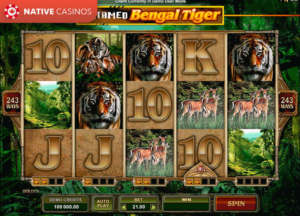 Play Untamed Bengal Tiger Slot Machine by Microgaming
