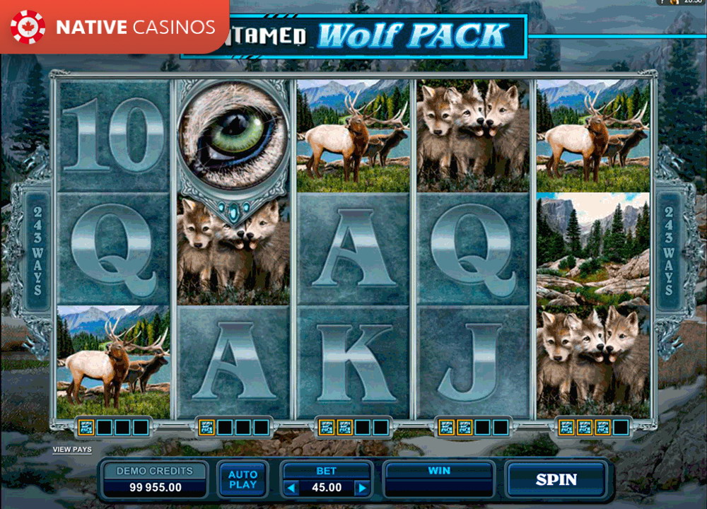 Play Untamed Wolf Pack by Microgaming