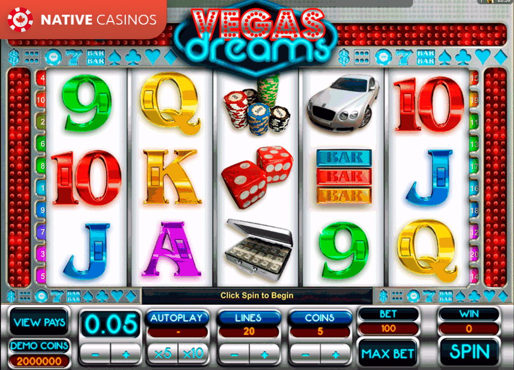 Play Vegas Dreams by Microgaming