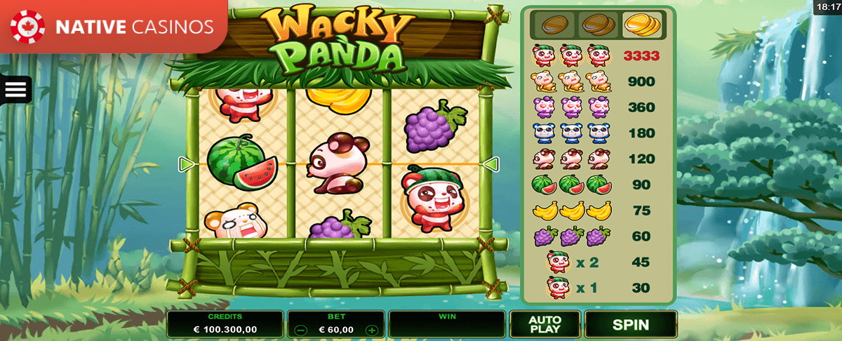 Play Wacky Panda by Microgaming