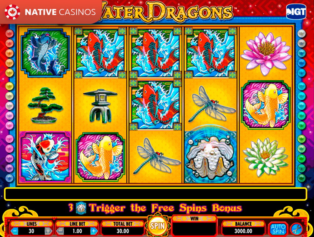 Play Water Dragons By IGT