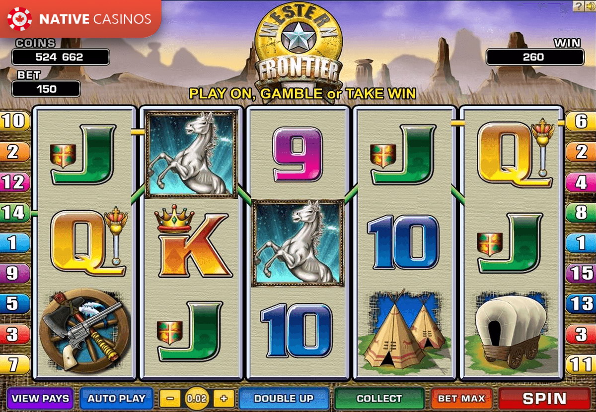 Play Western Frontier by Microgaming
