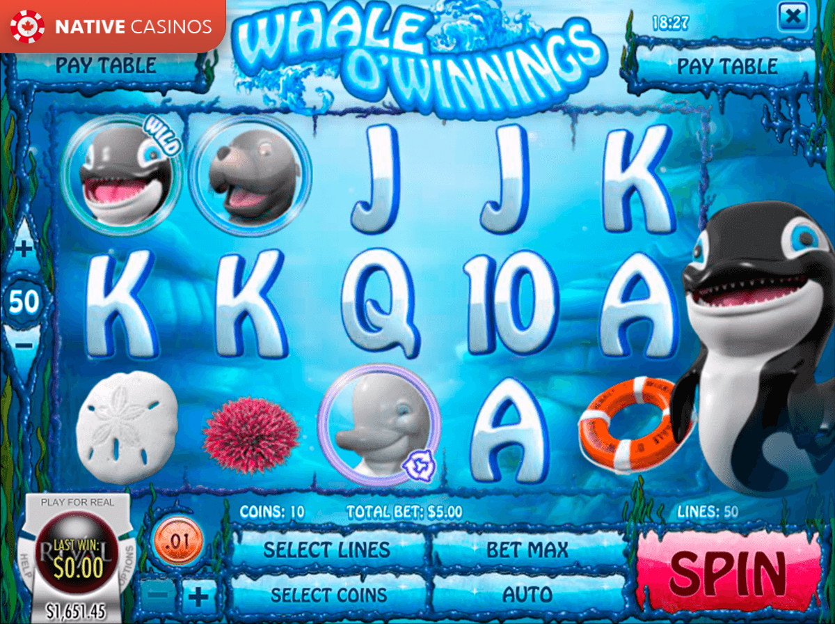 Play Whale O’ Winnings By Rival