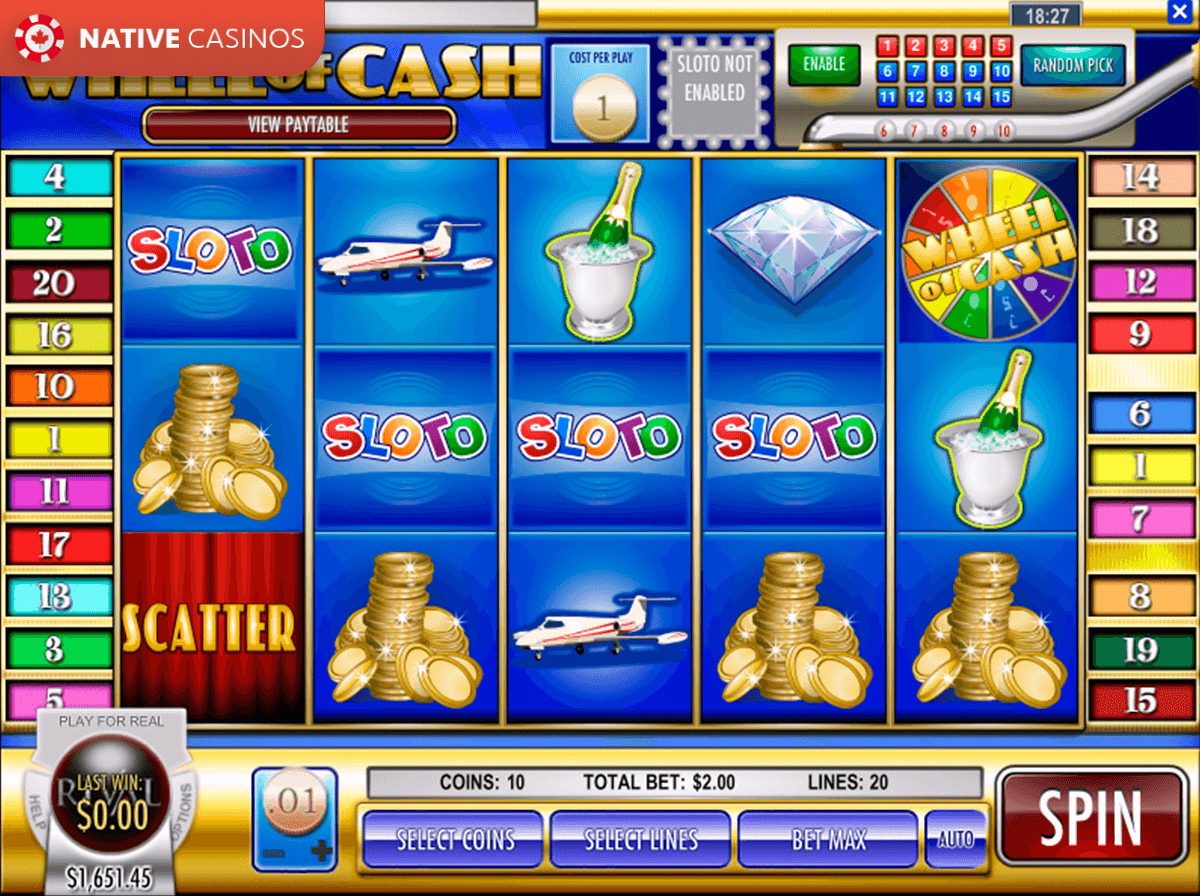 Play Wheel of Cash By Rival