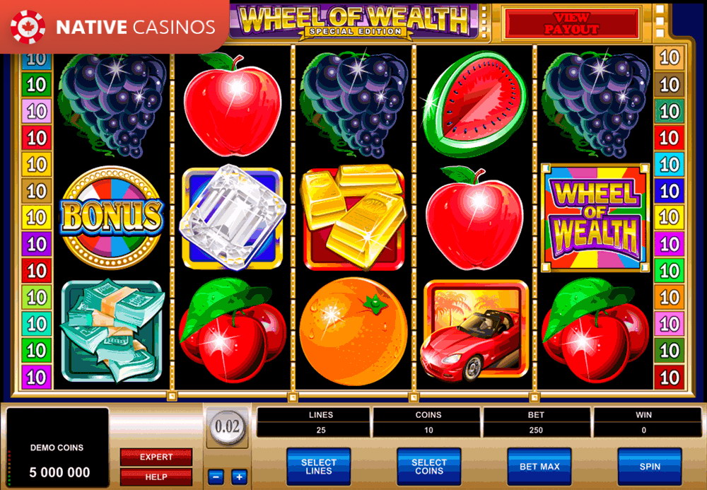 wheel of wealth special edition игровой автомат