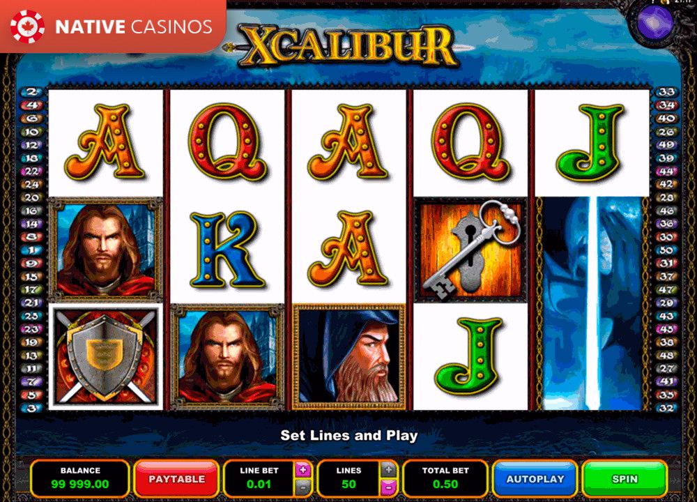 Play Xcalibur by Microgaming