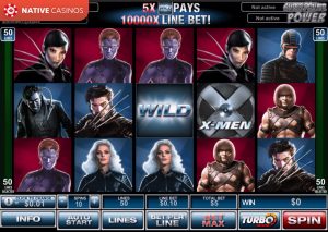 X-Men 50 Lines By PlayTech
