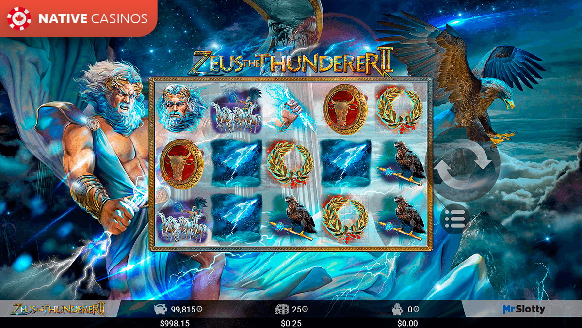 Play Zeus the Thunderer II By MrSlotty