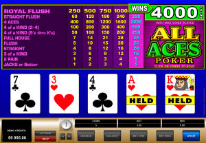All Aces Poker By Microgaming