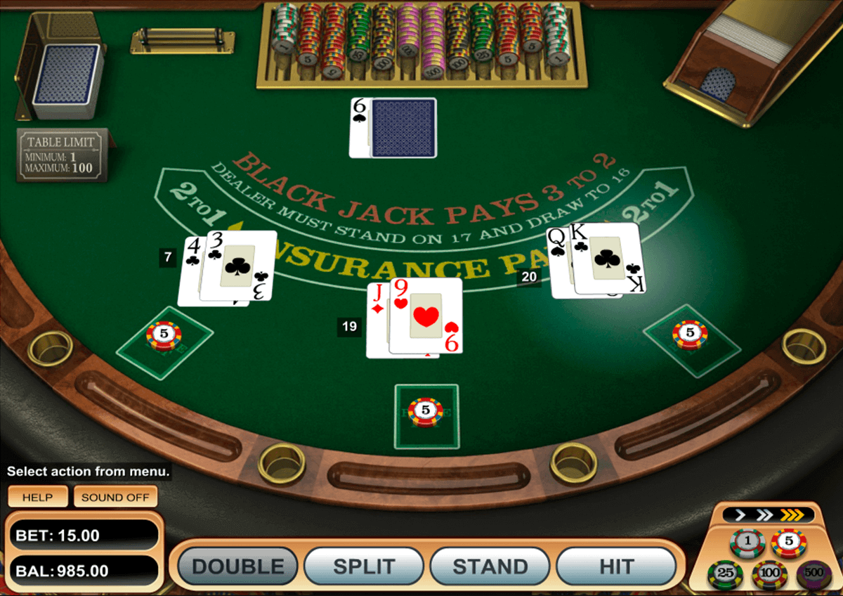Play Play Atlantic City Blackjack Gold By Microgaming For Free