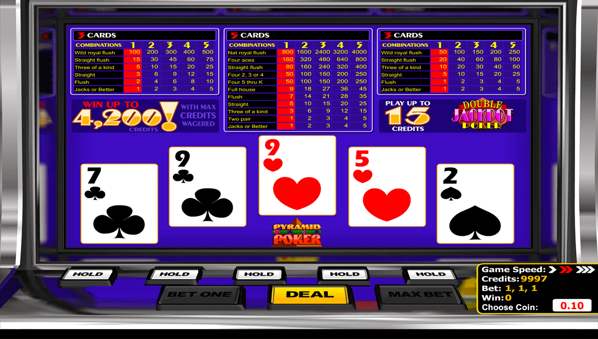 Play Play Double Jackpot Poker By Betsoft For Free