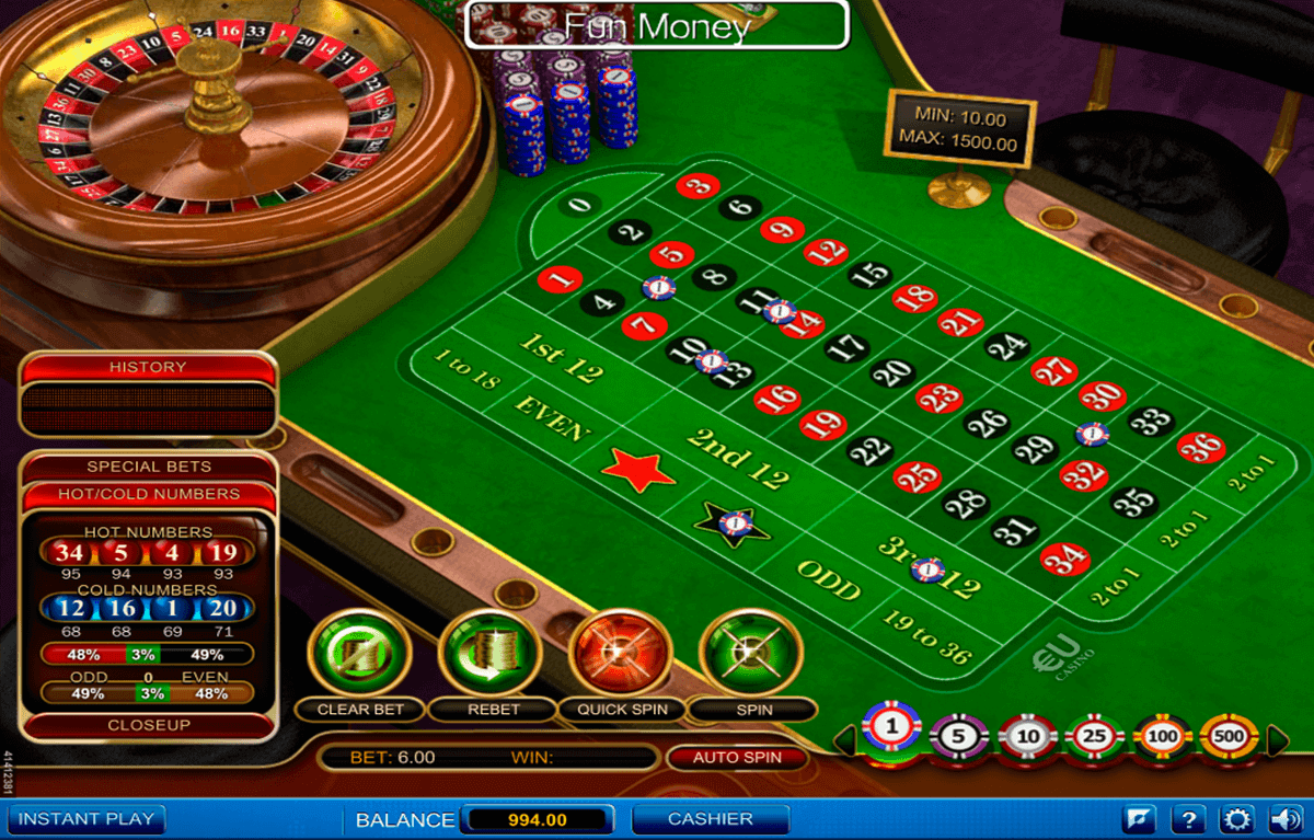 Play European Roulette PRO By SkillOnNet
