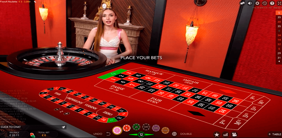 Play French Roulette By Evolution Gaming