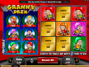Play Granny Prix Game By Microgaming For Free