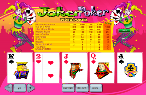 Play Joker Poker By PlayTech