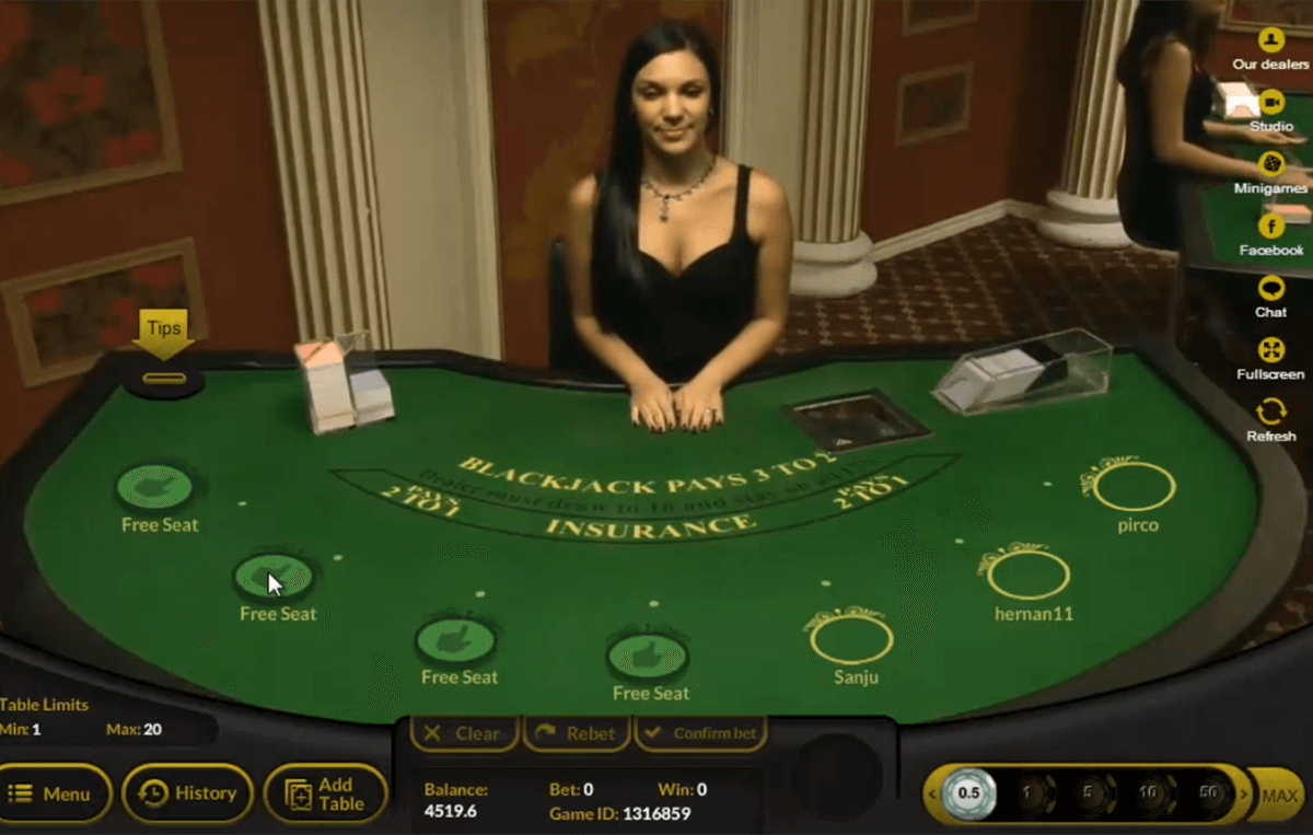 play live blackjack online free