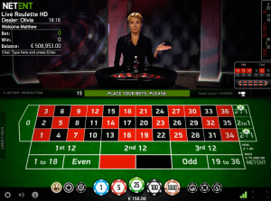 Live Roulette By NetEnt