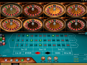 Multi-Wheel European Roulette Gold Series By Microgaming