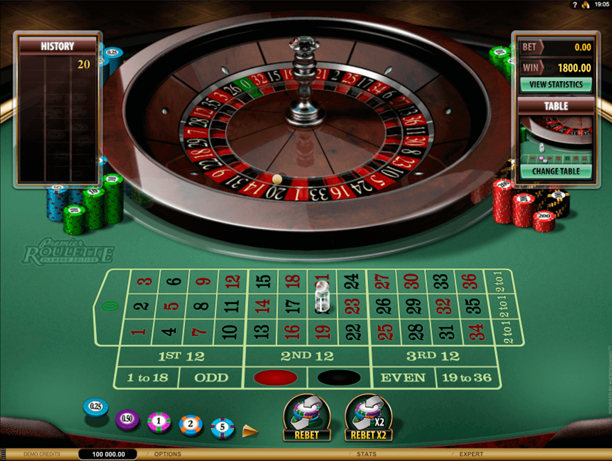 Play Premier Roulette Diamond Edition Online Game By Microgaming For Free