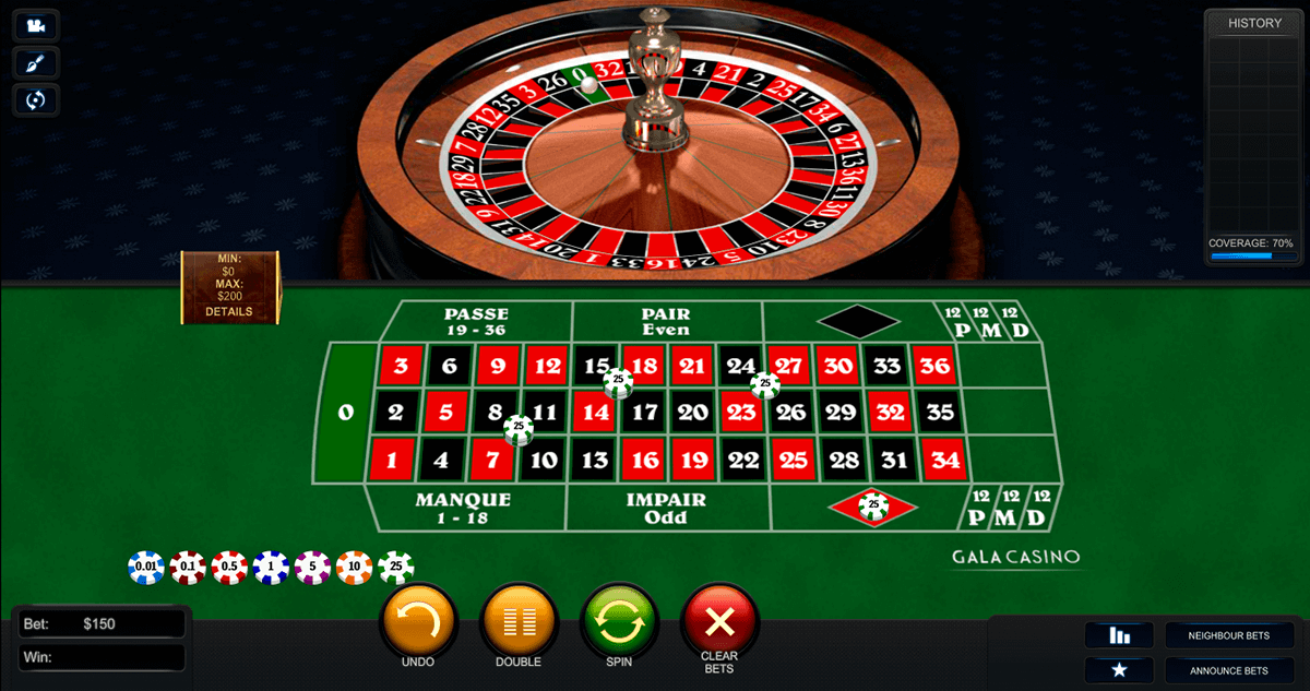Play Premium French Roulette By PlayTech