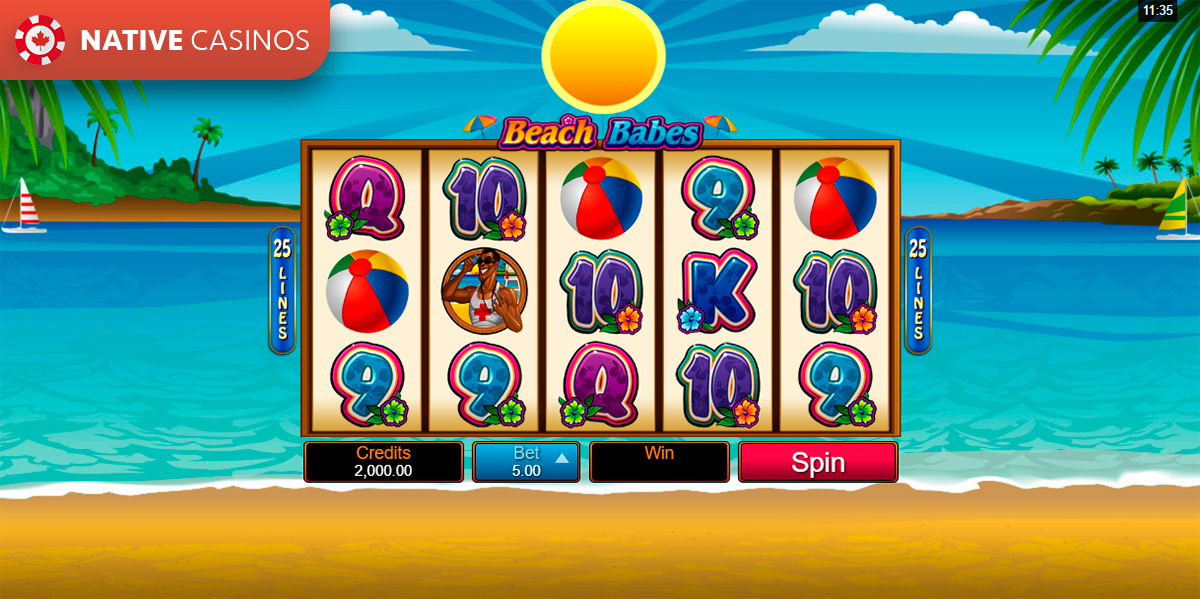 Play Beach Babes by Microgaming
