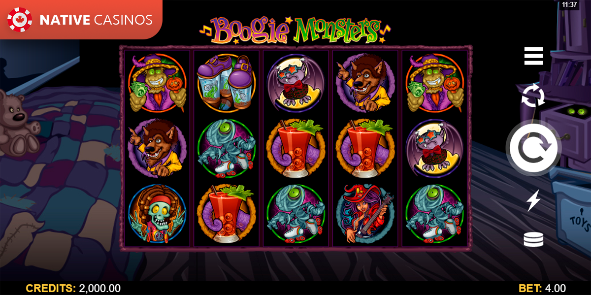 Play Boogie Monsters by Microgaming