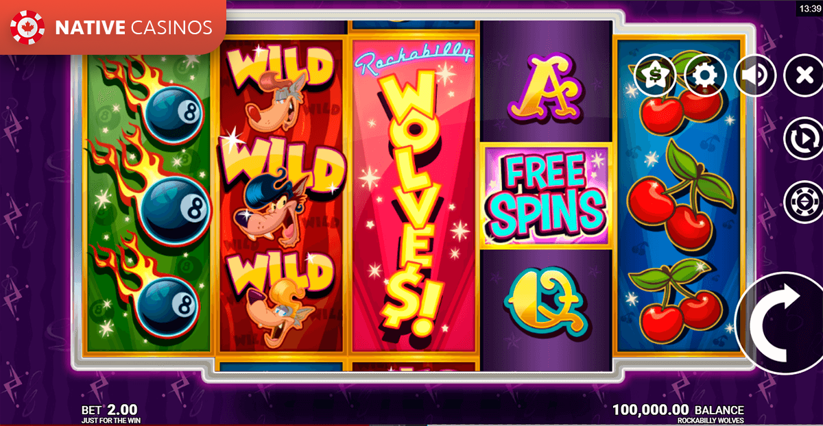Play Rockabilly Wolves by Microgaming