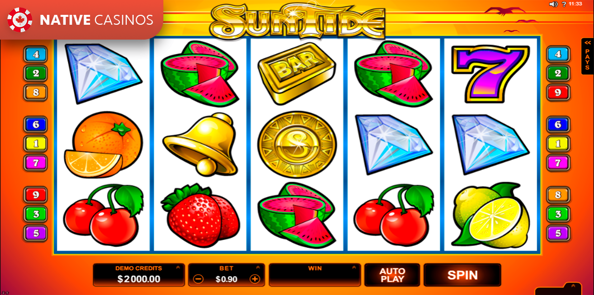 Play Sun Tide by Microgaming